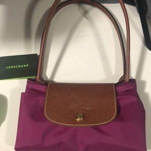 Longchamp le pliage never used  rare purple color